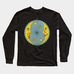 Two Moons and Stars Changing Season Transformation Long Sleeve T-Shirt